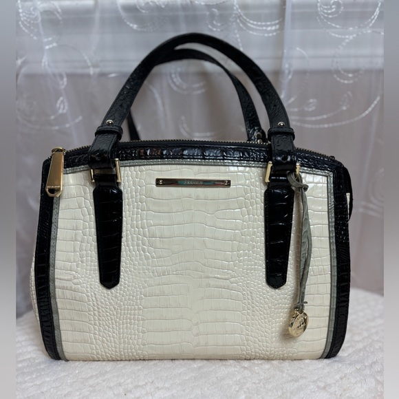 Brahmin Handbags - Brahmin Alice Ivory Shoulder Bag